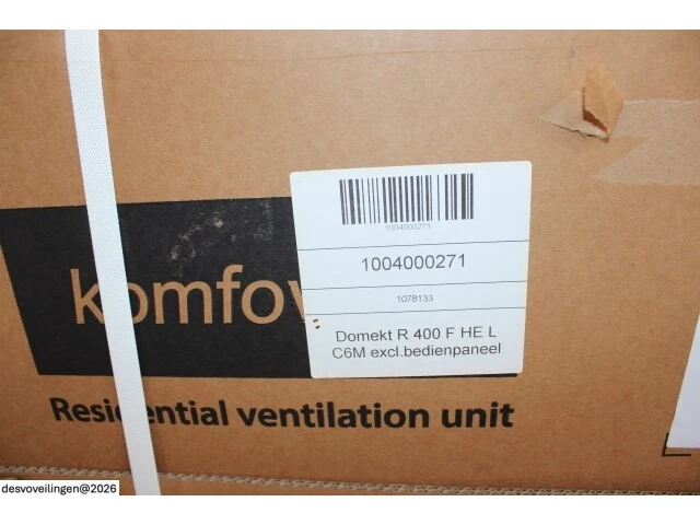 Domekt r 400 f ventilatie unit - afbeelding 4 van  4