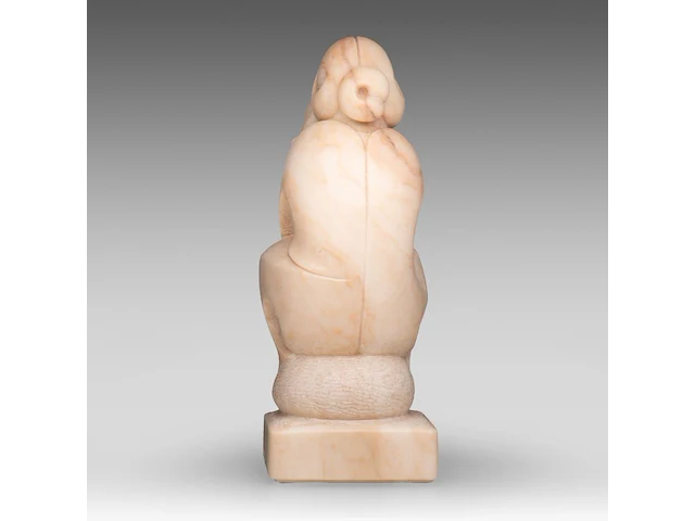 Domenico colanzi (1944), mother and child, marble sculpture 38 cm. (14.96 in.) - afbeelding 4 van  9