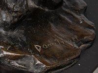 Domien ingels (1881-1946), 'bronco', patinated bronze on a marble base h 41 cm. (16.14 in.), with base 44 cm. (17.32 in.) - afbeelding 7 van  8