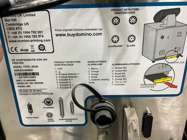 Domino a520i print- en etiketteermachine (4x) - afbeelding 2 van  11