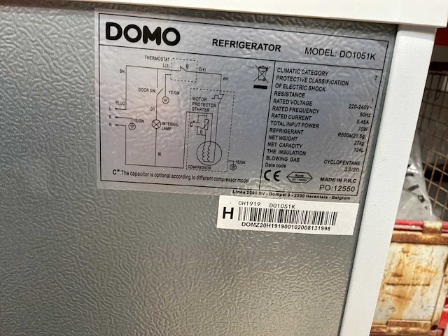 Domo do1051k koelkast - afbeelding 4 van  6