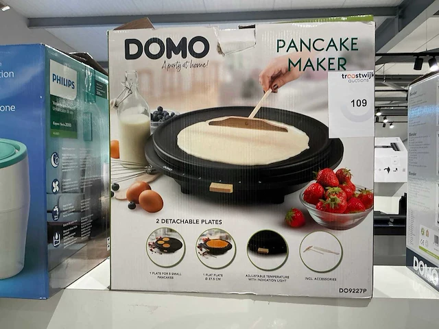 Domo do9227p pannenkoekenmaker - afbeelding 2 van  3