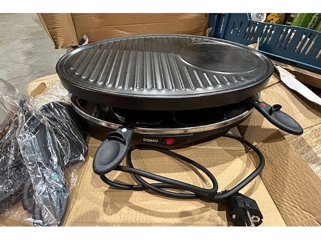 Domo raclette grill - afbeelding 2 van  4