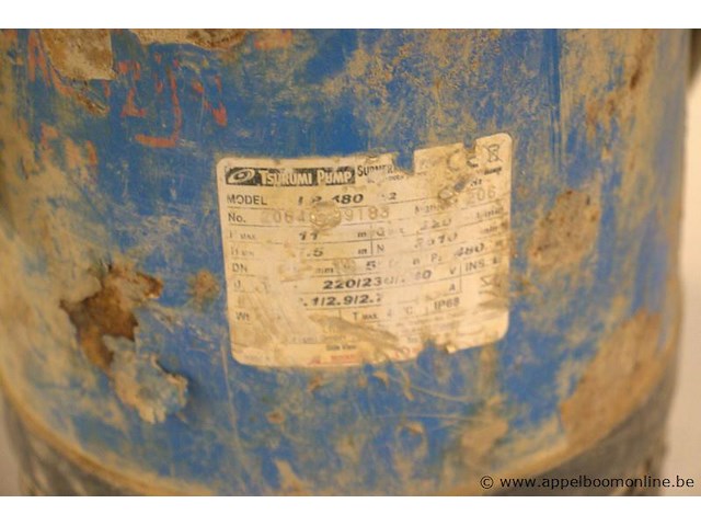 Dompelpomp tsurumi lb 480-52 - afbeelding 2 van  2