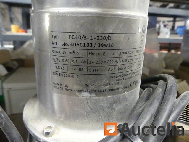 Dompelpomp wilo tc 40/8-1-230/d - afbeelding 4 van  6