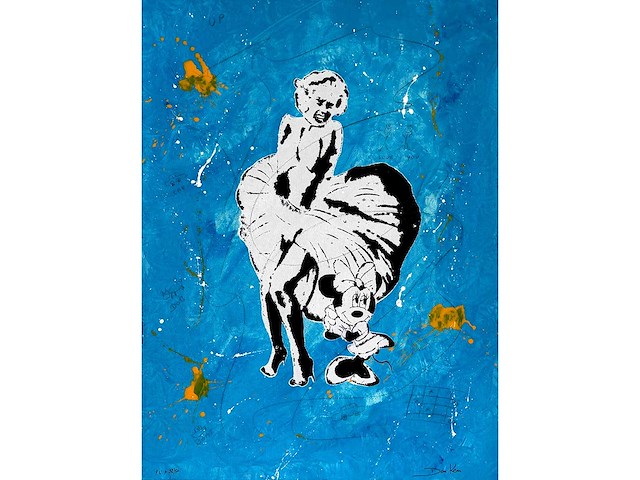 Don ken - minnie mouse & marylin monroe - gemengde techniek - afbeelding 1 van  10