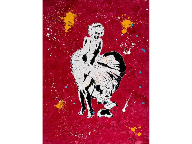 Don ken - minnie mouse & marylin monroe - gemengde techniek - afbeelding 1 van  9