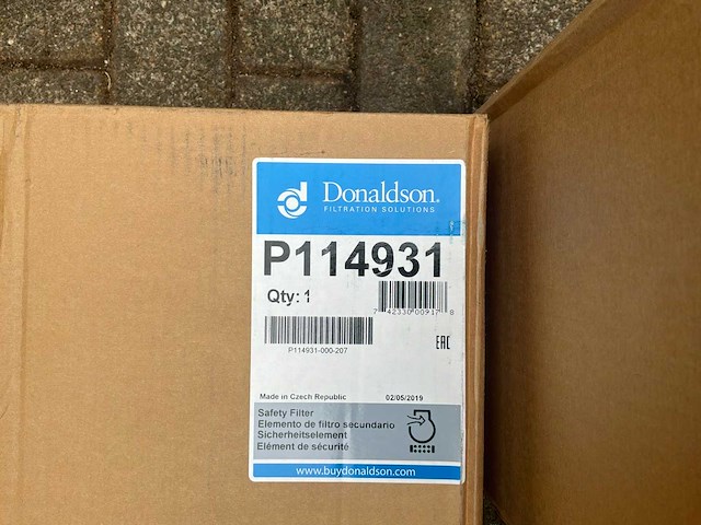 Donaldson p114931 veiligheidsluchtfilter (secundair filter) voor de motor - afbeelding 5 van  5