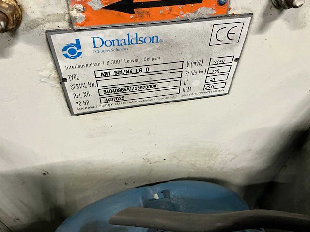 Donaldson ventilator - afbeelding 4 van  5
