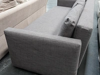 Donkergrijze 3-zit zetel met slaapfunctie 230x110 cm - afbeelding 2 van  4