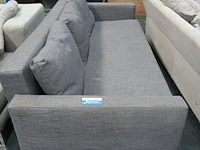 Donkergrijze 3-zit zetel met slaapfunctie 230x110 cm - afbeelding 4 van  4