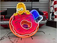 Donut homer neonbord 70cm - afbeelding 1 van  1