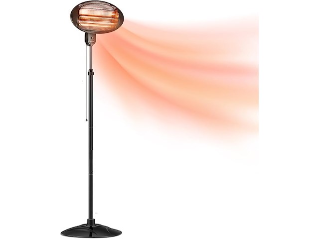 Donyer power 2 kw elektrische kwarts-tuin-terrasverwarmer - afbeelding 1 van  4