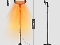 Donyer power 2 kw elektrische kwarts-tuin-terrasverwarmer - afbeelding 2 van  4