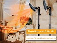 Donyer power 2 kw elektrische kwarts-tuin-terrasverwarmer - afbeelding 4 van  4