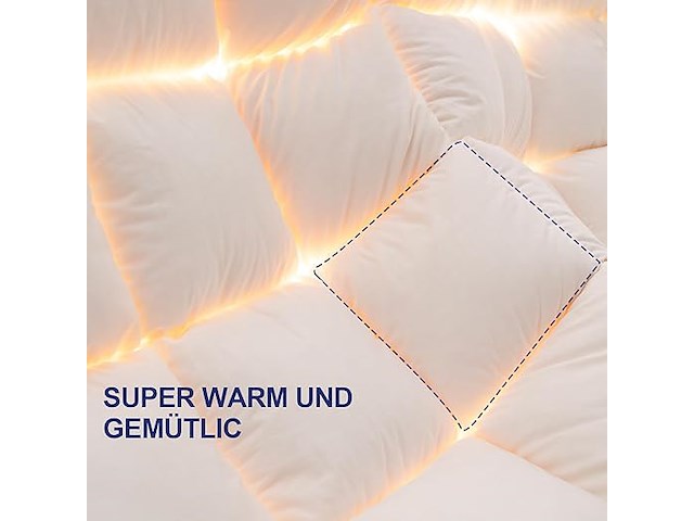 Donzen dekbed (240 x 260 cm) - afbeelding 2 van  4