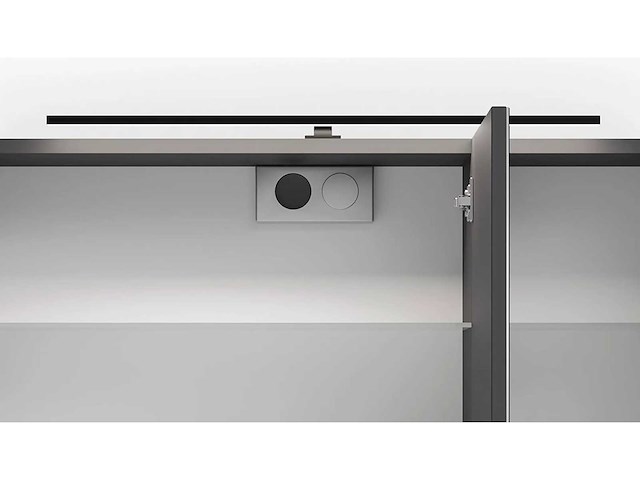 Doorliving spree spiegelkast / matt antraciet carrosserie met spiegeldeuren - afbeelding 4 van  4