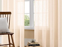 Doorschijnende gordijnen met ringen 132*260cm - afbeelding 1 van  3