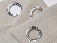 Doorschijnende gordijnen met ringen 225*132cm - afbeelding 2 van  2