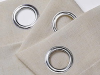 Doorschijnende gordijnen met ringen 225*132cm - afbeelding 2 van  2