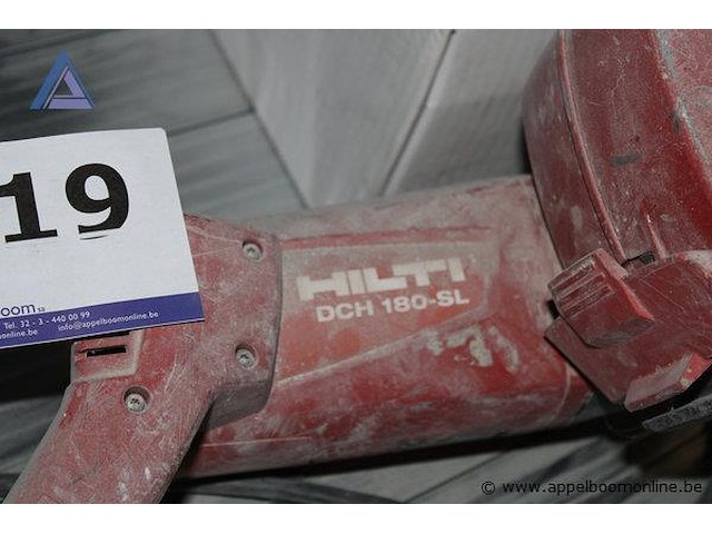 Doorslijper hilti, dch 180-sl - afbeelding 2 van  2