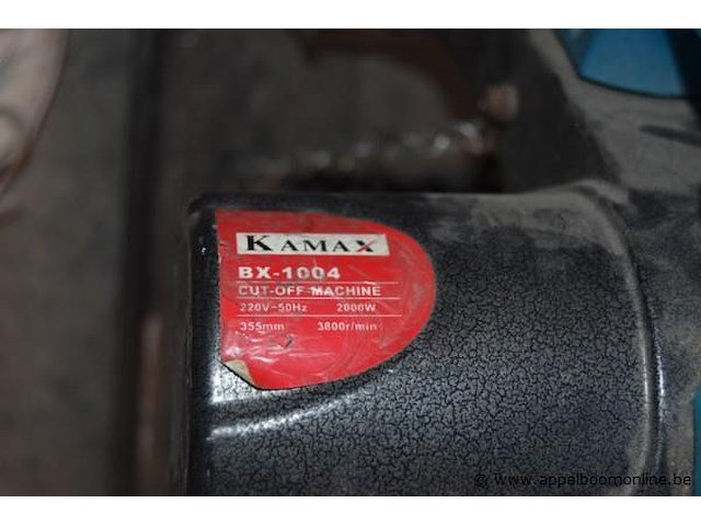 Doorslijper, kamax, bx-1004, 220v, 2000w, werking niet gekend - afbeelding 2 van  2