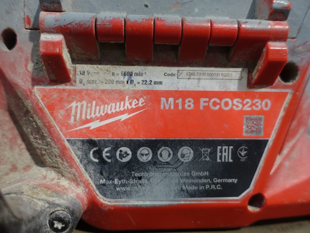 Doorslijper milwaukee - afbeelding 2 van  2