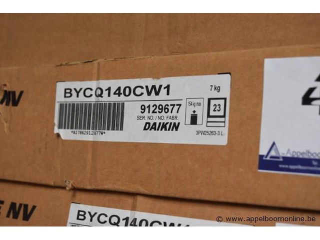 Doos airco onderdeel, daikin, bycq140cw1, werking niet gekend - afbeelding 2 van  2