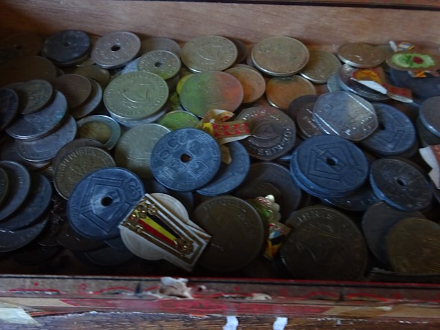 Doos diverse munten - afbeelding 1 van  2