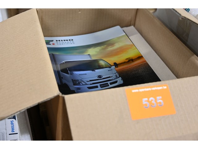 Doos diverse plastic mapjes en overig bureaumateriaal - afbeelding 2 van  2
