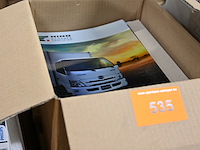 Doos diverse plastic mapjes en overig bureaumateriaal - afbeelding 2 van  2