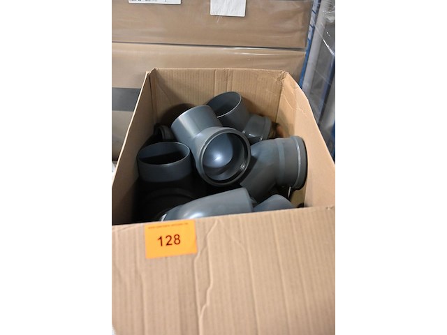 Doos diverse pp koppelstukken 125mm - afbeelding 1 van  3