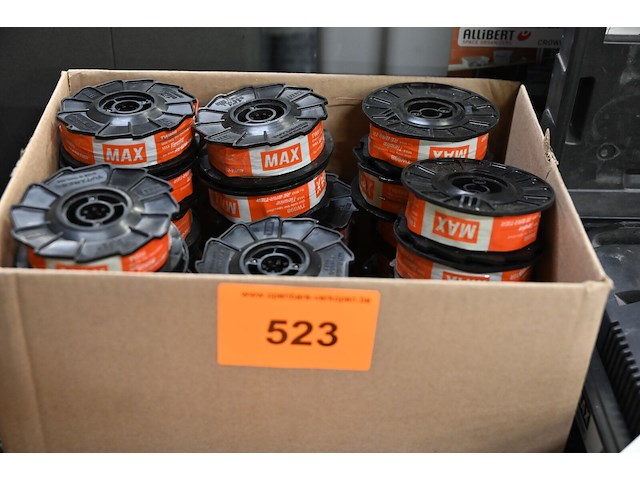 Doos diverse rollen binddraad voor re-bar-tier - afbeelding 1 van  2