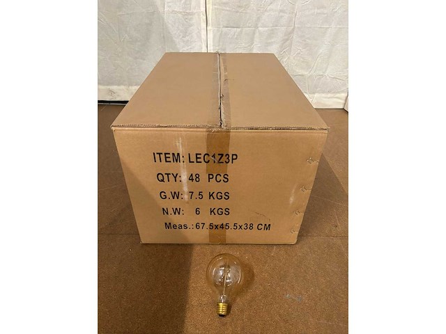 Doos edison globe 90mm - afbeelding 1 van  2
