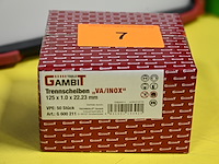 Doos gambit slijpschijven va/inox