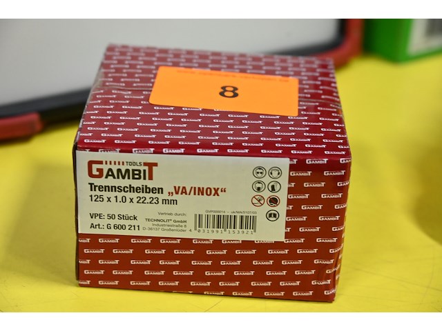 Doos gambit slijpschijven va/inox - afbeelding 1 van  2