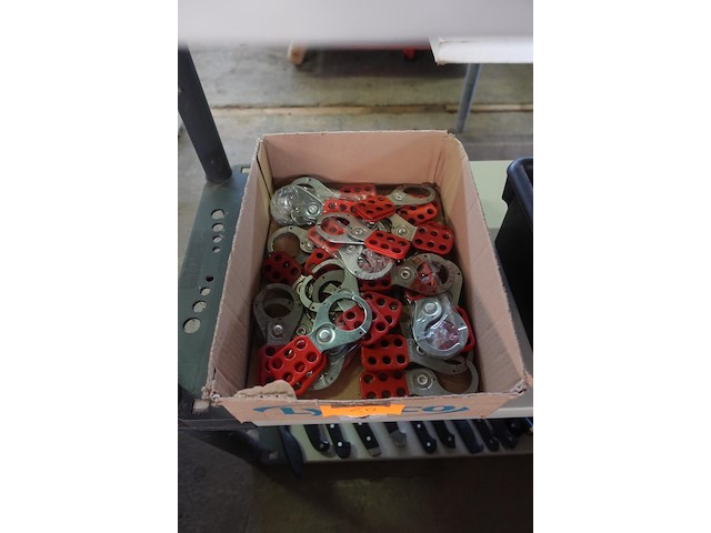 Doos hangslotvermeerderaars (lockout-hasp) - afbeelding 1 van  1