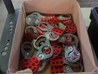 Doos hangslotvermeerderaars (lockout-hasp)