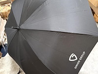 Doos, inh. 8 stuks, luxe paraplu's, bedrukt met ginion group - afbeelding 2 van  3