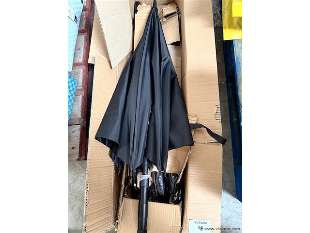 Doos, inh. 8 stuks, luxe paraplu's, bedrukt met ginion group - afbeelding 3 van  3