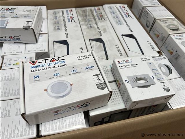 Doos, inh. partij verlichting - afbeelding 2 van  2