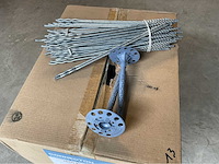 Doos isolatie pluggen 14 cm met spouwhaak - afbeelding 2 van  2