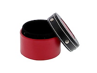 Doos leder rond zwart/rood km - kerst- & seizoensartikelen (288x) - afbeelding 1 van  2