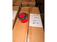 Doos leder rond zwart/rood km - kerst- & seizoensartikelen (288x) - afbeelding 1 van  1