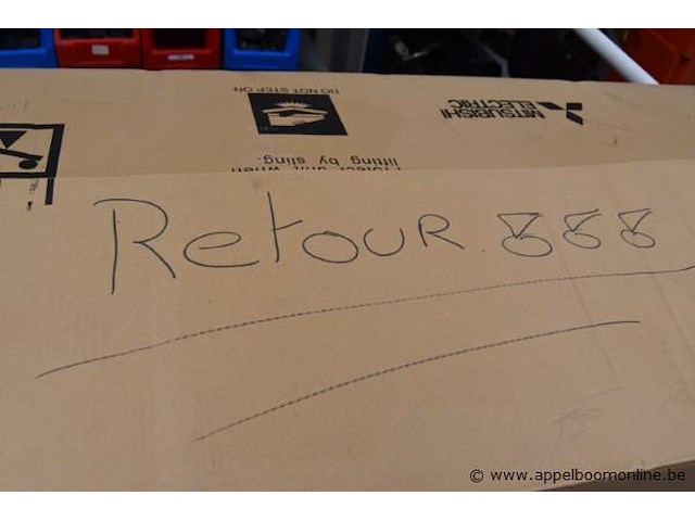 Doos lucht-water warmtepomp, mitsubishi electric, pud-swm80yaar1, r32, 114kg, 114x59x118cm, werking niet gekend - afbeelding 3 van  3