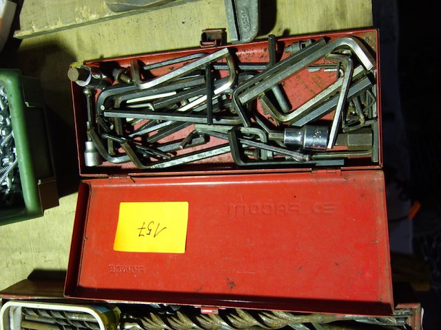 Doos met inbussleutels - afbeelding 1 van  1