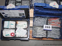 Doos met schroeven - berner - diverse maten doos met pluggen - berner - diverse maten doos met bevestigingsmateriaal - berner - diverse maten doos met pleisters en verband - berner - diverse maten - afbeelding 4 van  4