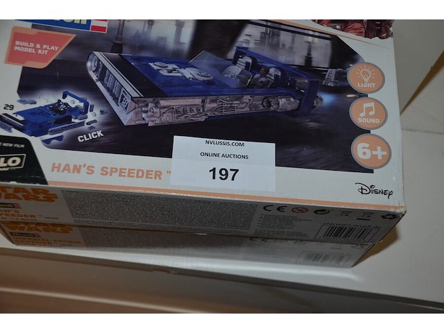 Doos modelbouw star wars han s speeder, doos modelbouw star wars imperial patrol speeder - afbeelding 3 van  6