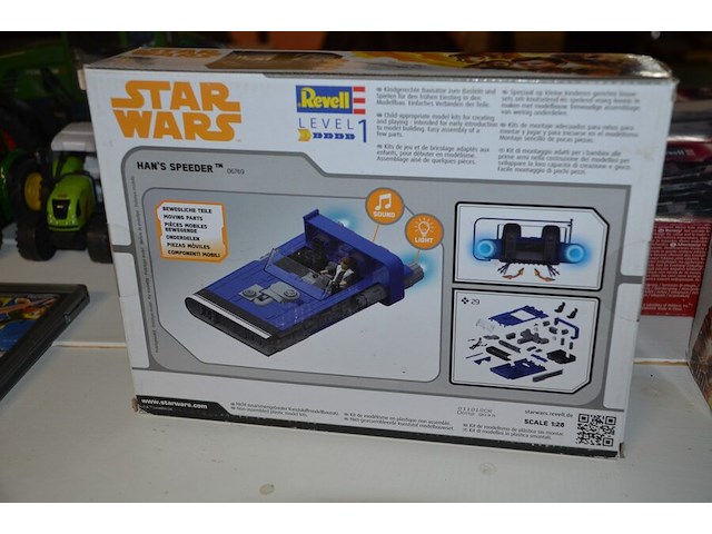 Doos modelbouw star wars han s speeder, doos modelbouw star wars imperial patrol speeder - afbeelding 6 van  6