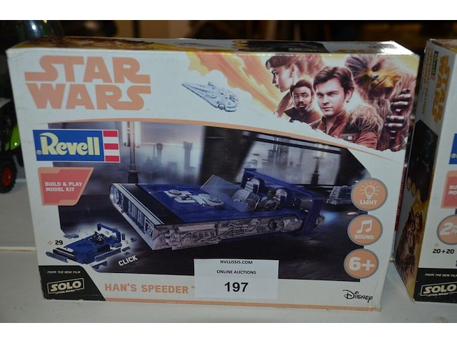 Doos modelbouw star wars han s speeder, doos modelbouw star wars imperial patrol speeder - afbeelding 5 van  6